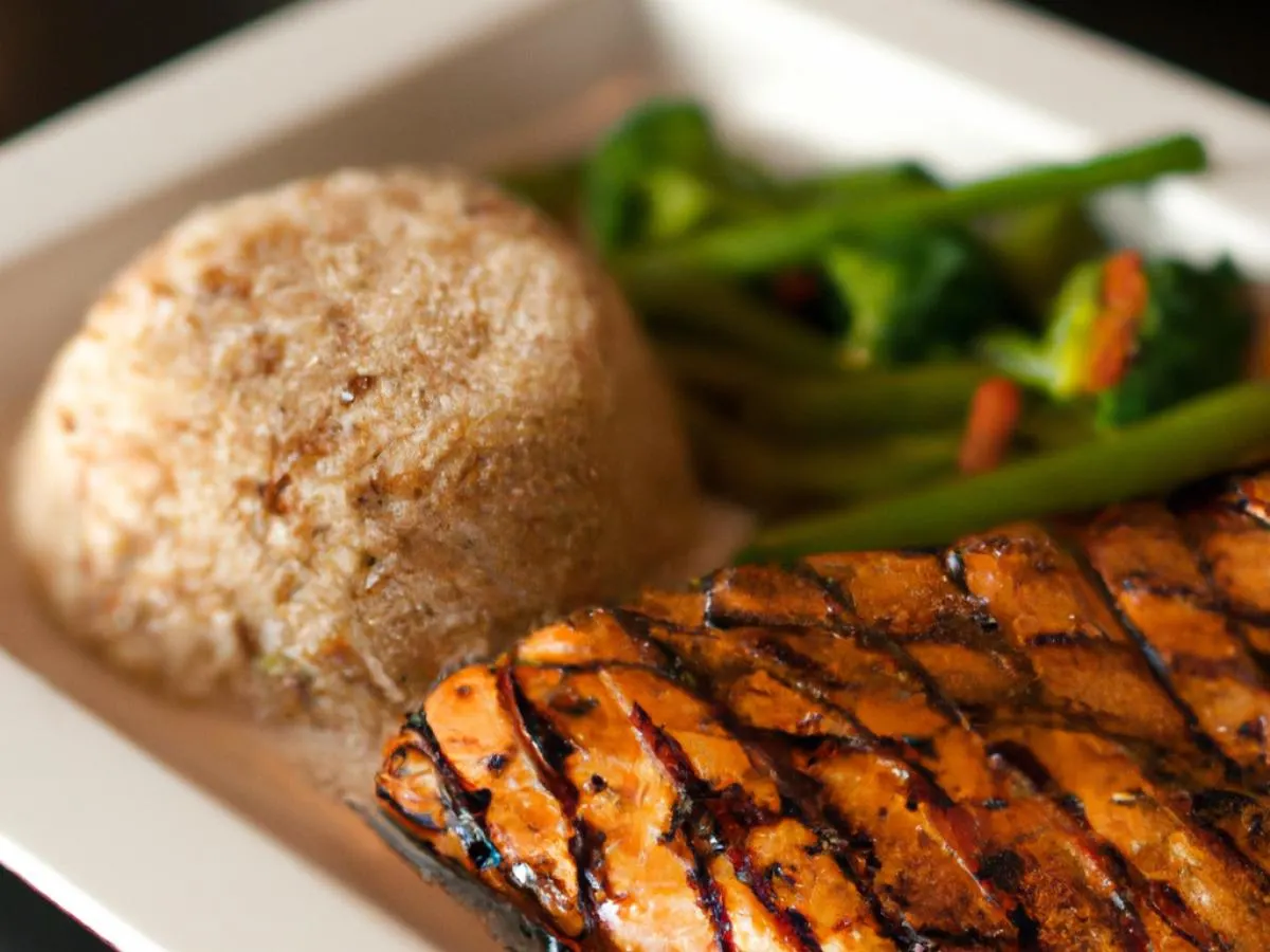 Chicken Breast Teriyaki With Brown Rice and Veggies Chicken Breast Teriyaki With Brown Rice and Veggies