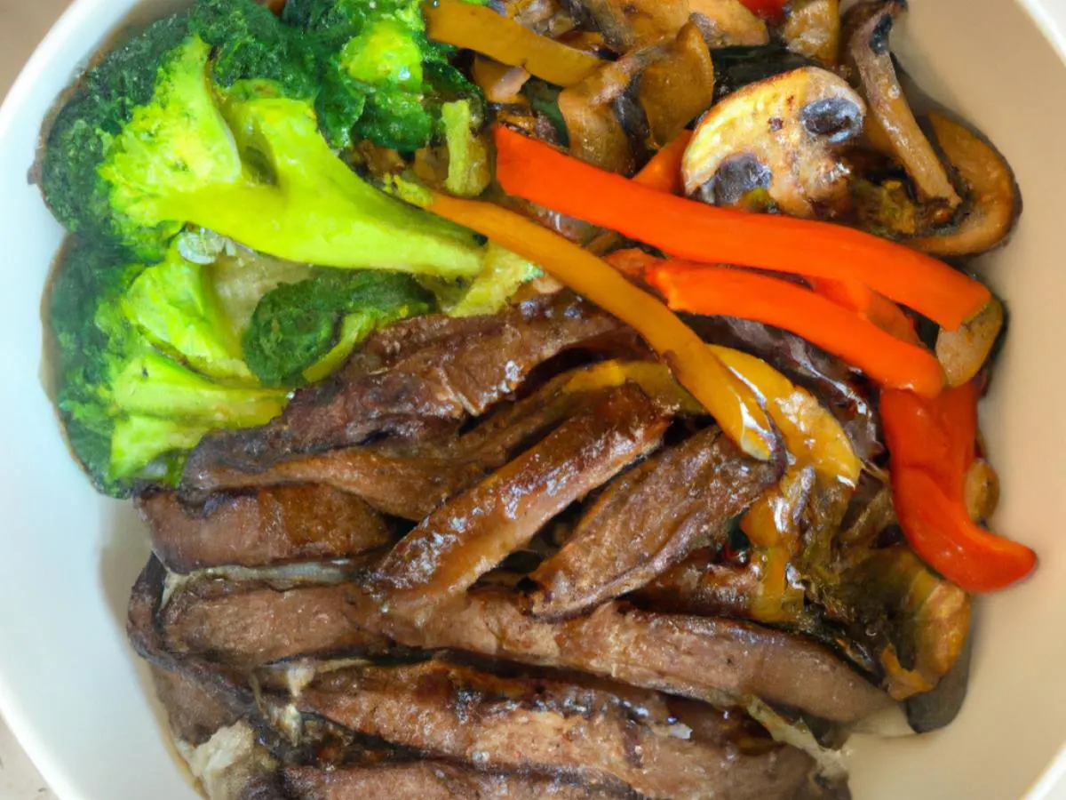 Steak Teriyaki Power Bowl (Veggies Only) Steak Teriyaki Power Bowl (Veggies Only)