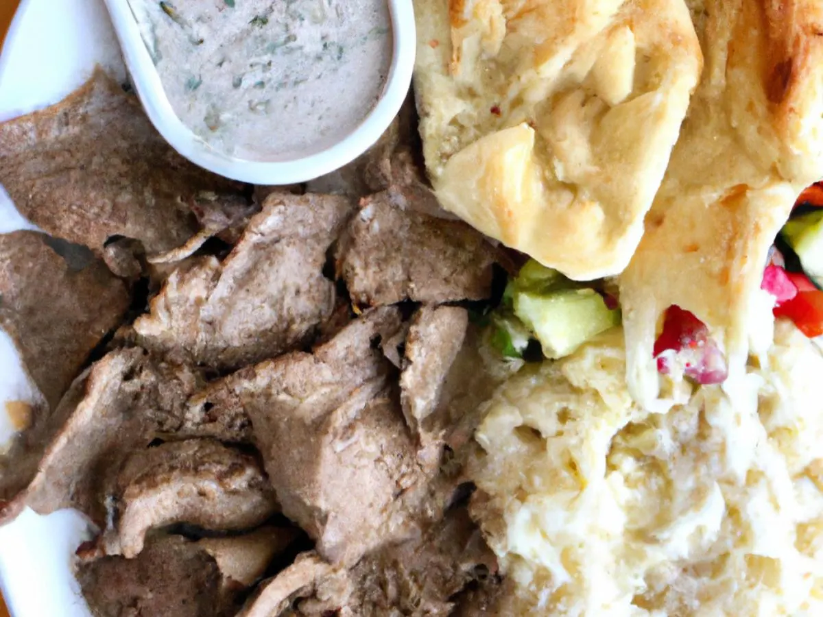 Lamb-Beef Gyro Plate Lamb-Beef Gyro Plate