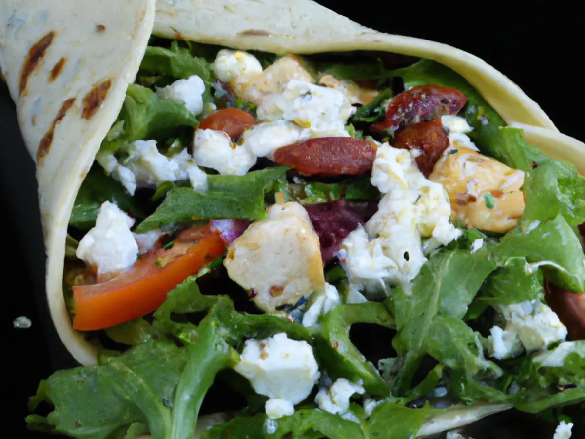 Tofu Garden Cobb Salad Wrap Tofu Garden Cobb Salad Wrap