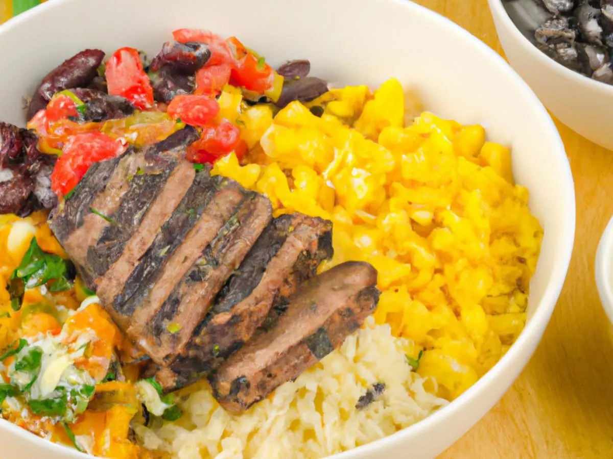Grilled Steak Chipotle Burrito Rice Bowl