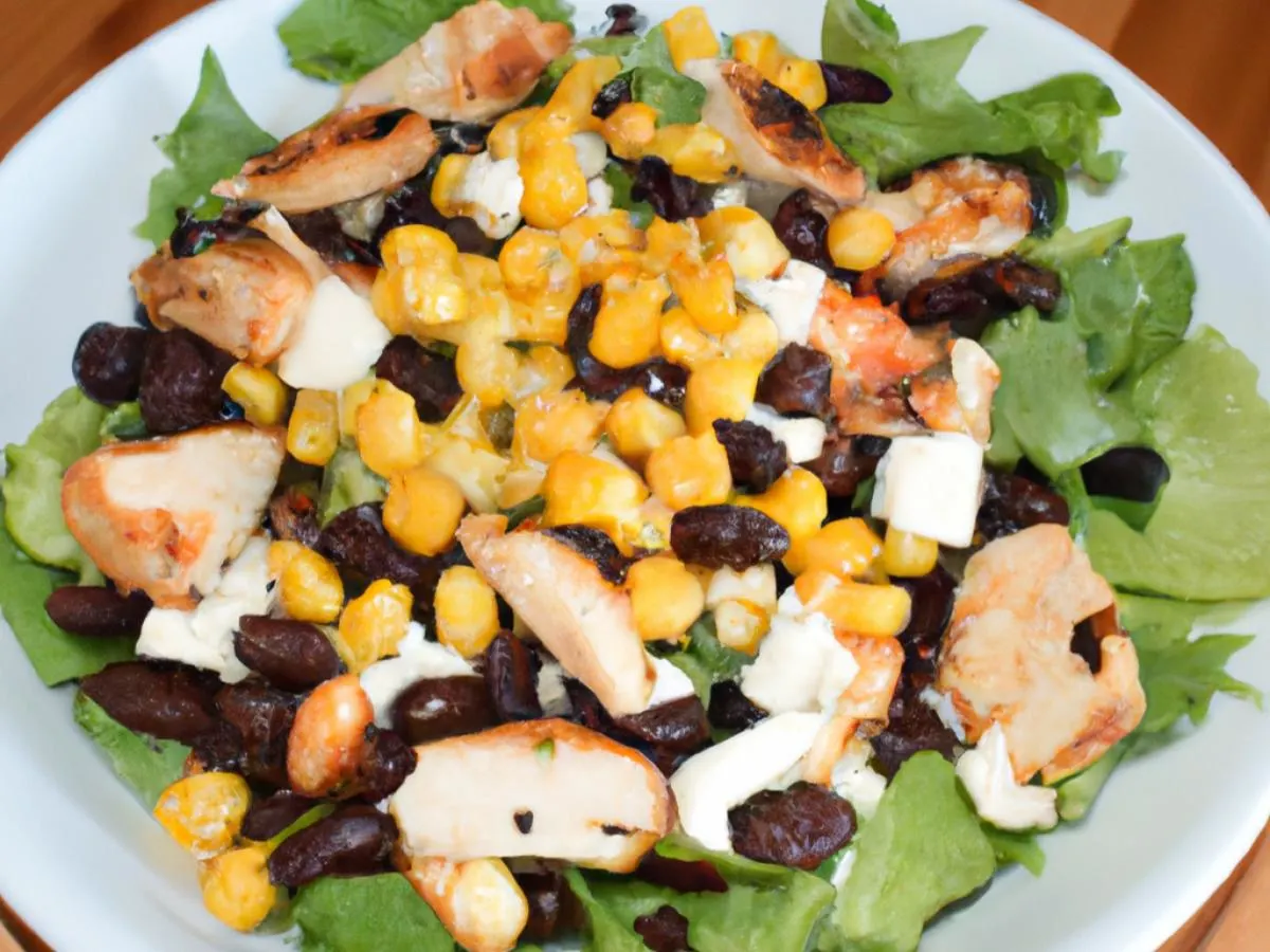 Grilled Chicken & Salsa Verde Salad Bowl