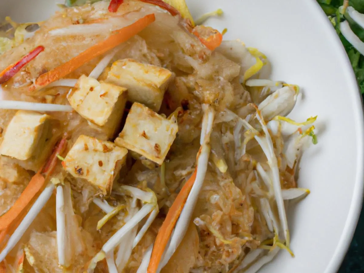 Vegan Pad Thai Noodles (No Fish Sauce, No Eggs) with Thai Slaw Salad Vegan Pad Thai Noodles (No Fish Sauce, No Eggs) with Thai Slaw Salad
