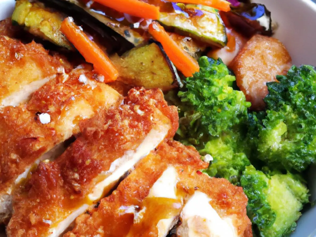 Chicken Katsu Power Bowl (Veggies Only) Chicken Katsu Power Bowl (Veggies Only)