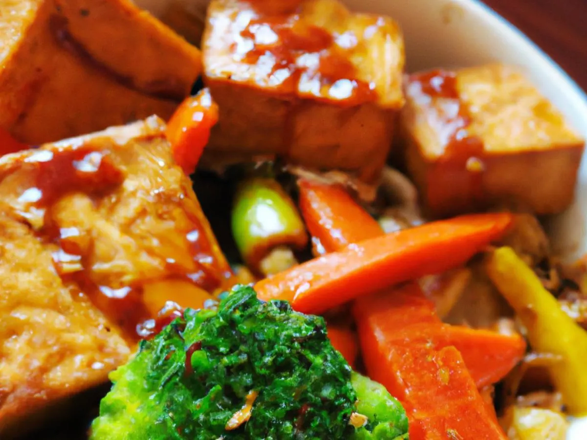 Spicy Tofu Teriyaki Power Bowl (Veggies Only) Spicy Tofu Teriyaki Power Bowl (Veggies Only)