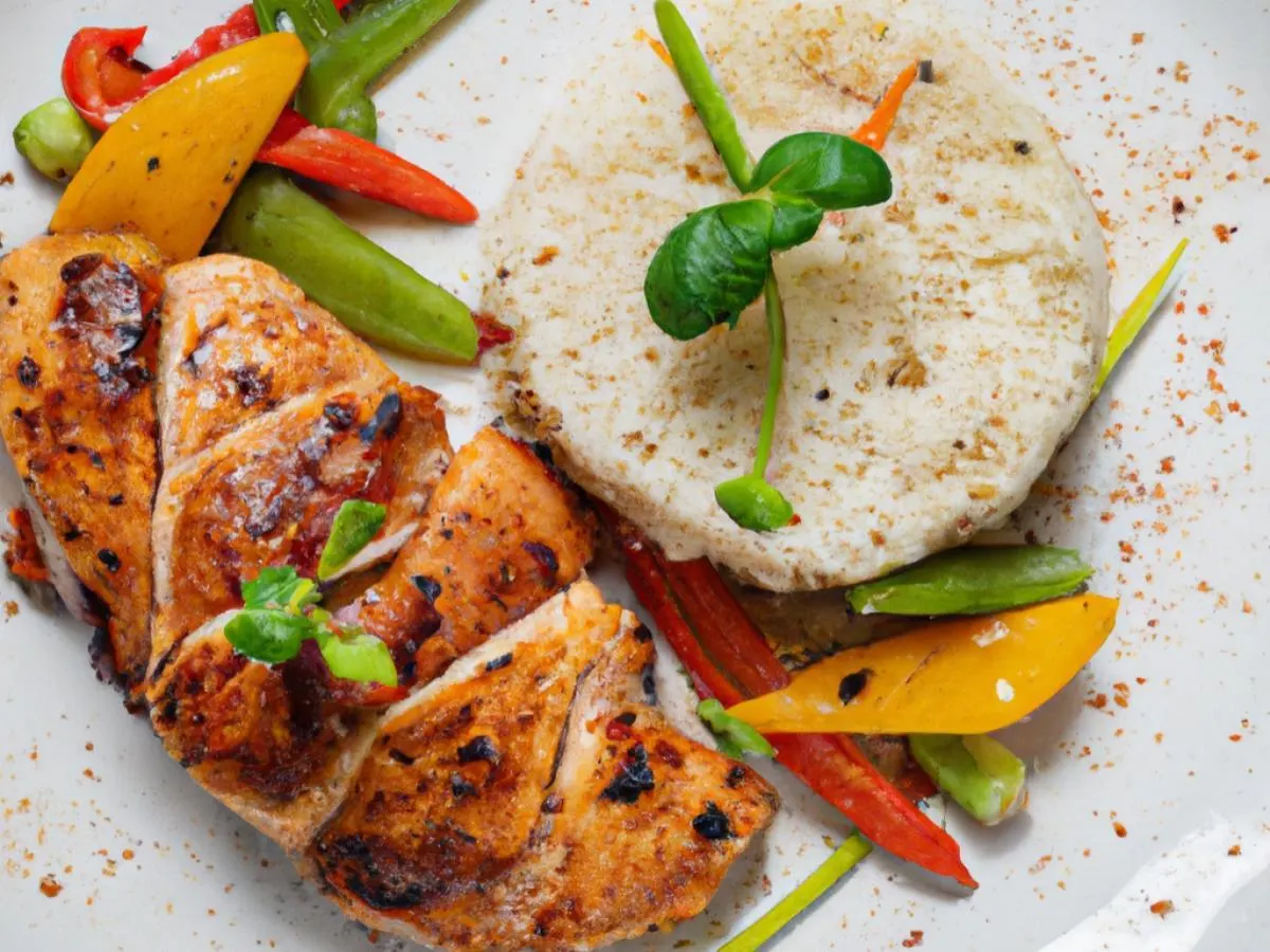 Chicken Breast with Vegetables and White Rice (No Teriyaki Sauce) Chicken Breast with Vegetables and White Rice (No Teriyaki Sauce)