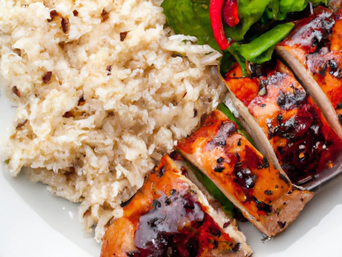 Chicken Breast with Vegetables and Brown Rice (No Teriyaki Sauce) Chicken Breast with Vegetables and Brown Rice (No Teriyaki Sauce)