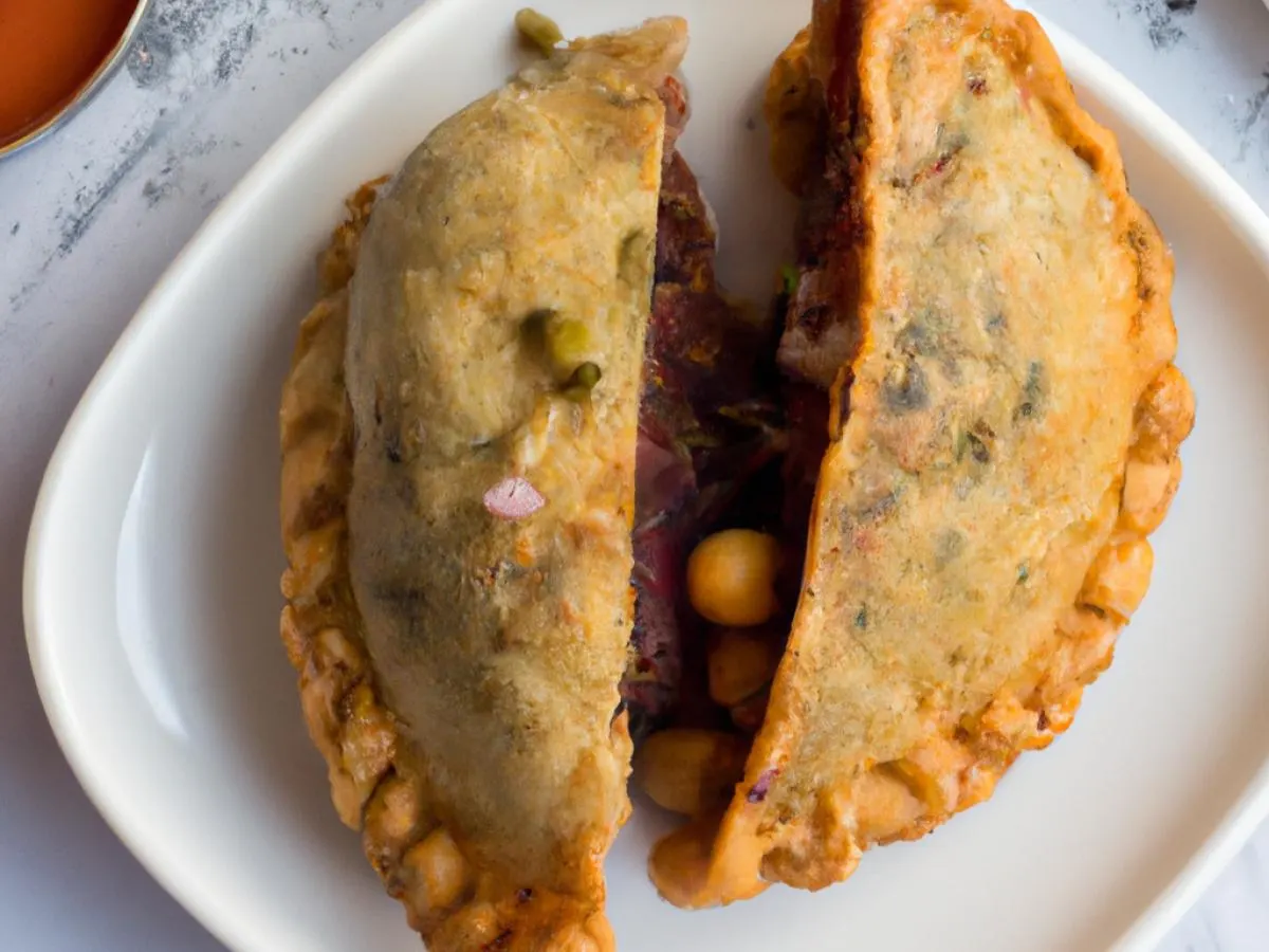 Gluten Free Vegan Chana Masala Empanada