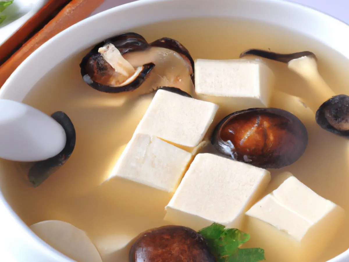 Mushroom & Tofu Soup