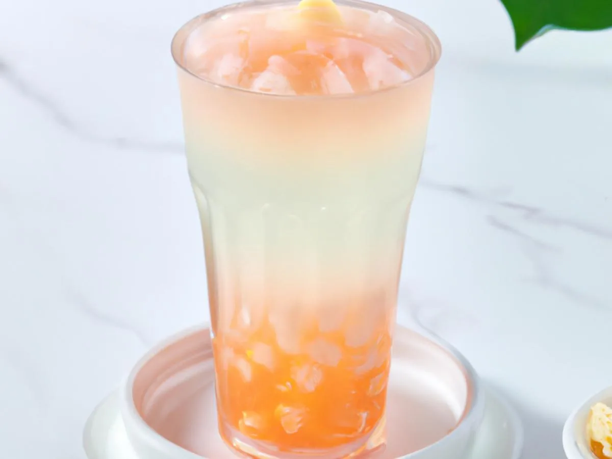 Grapefruit Yakult with Lychee Jelly [Full Sweet]