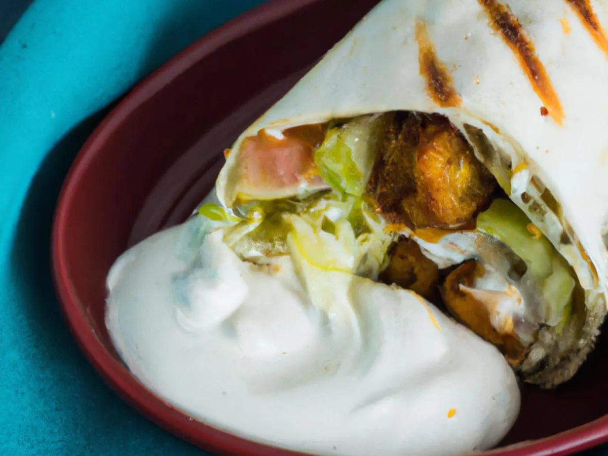 Chicken Gyro Wrap Chicken Gyro Wrap
