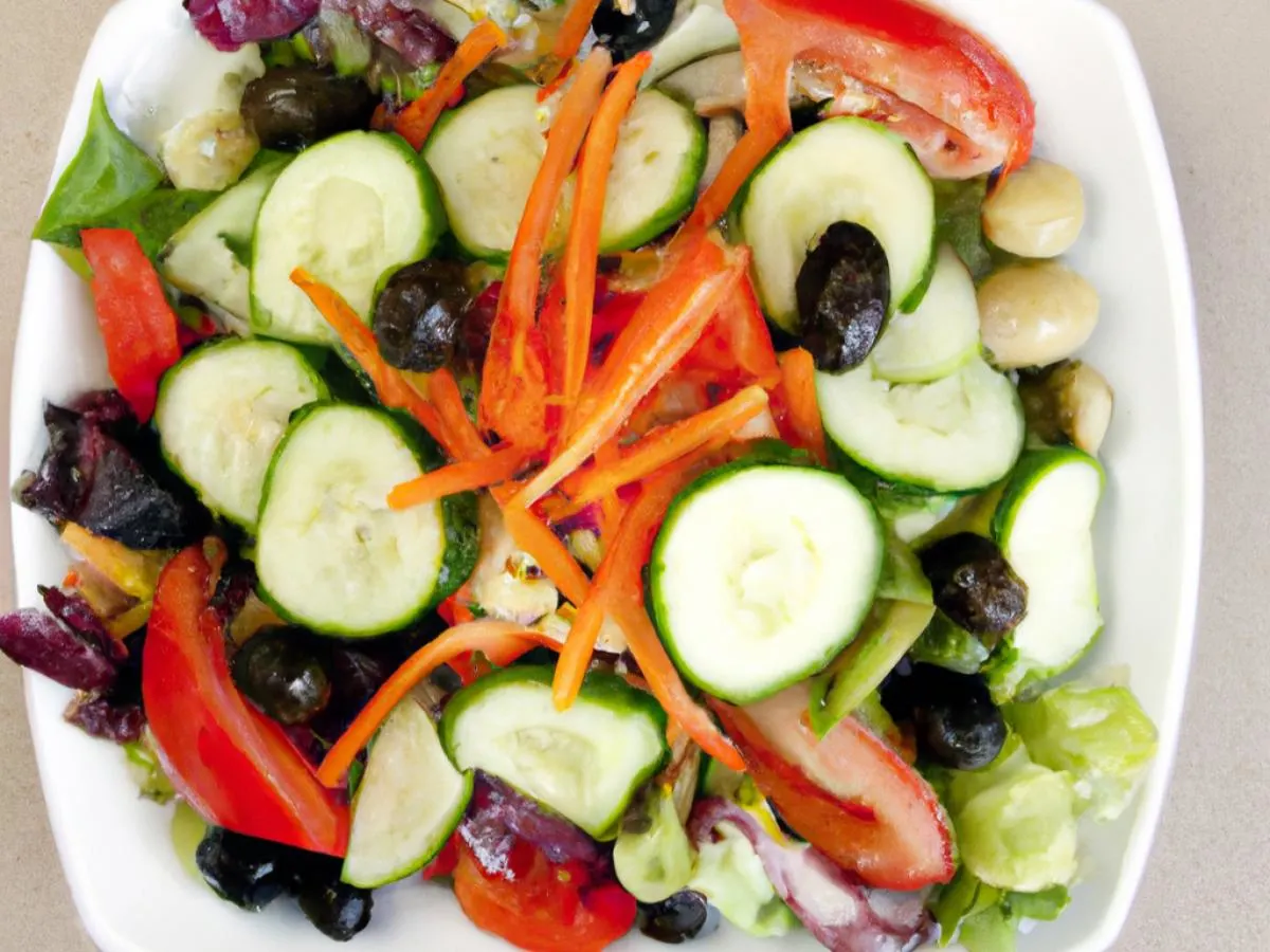 Dairy - Free Greek Salad