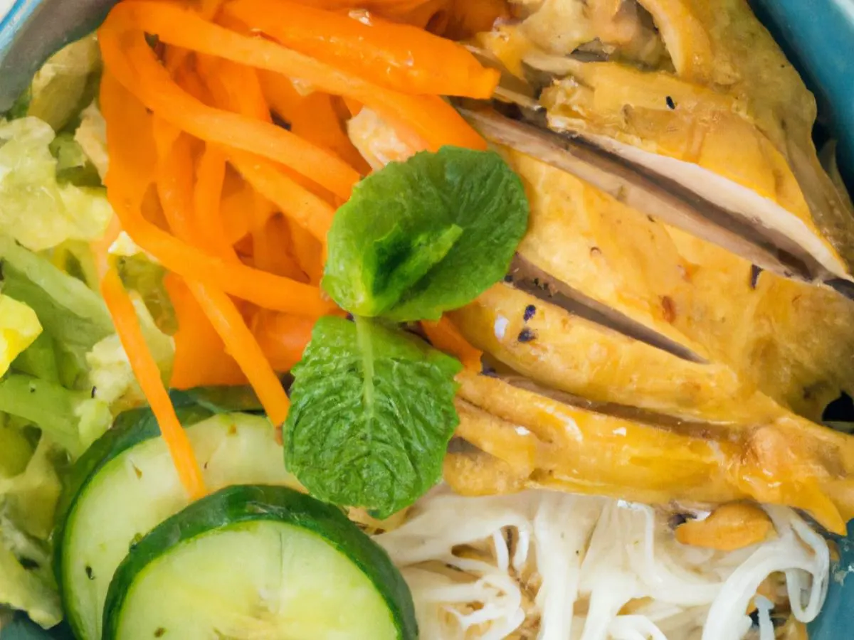 Allergen Free Lemongrass Chicken Vermicelli Bowl Allergen Free Lemongrass Chicken Vermicelli Bowl