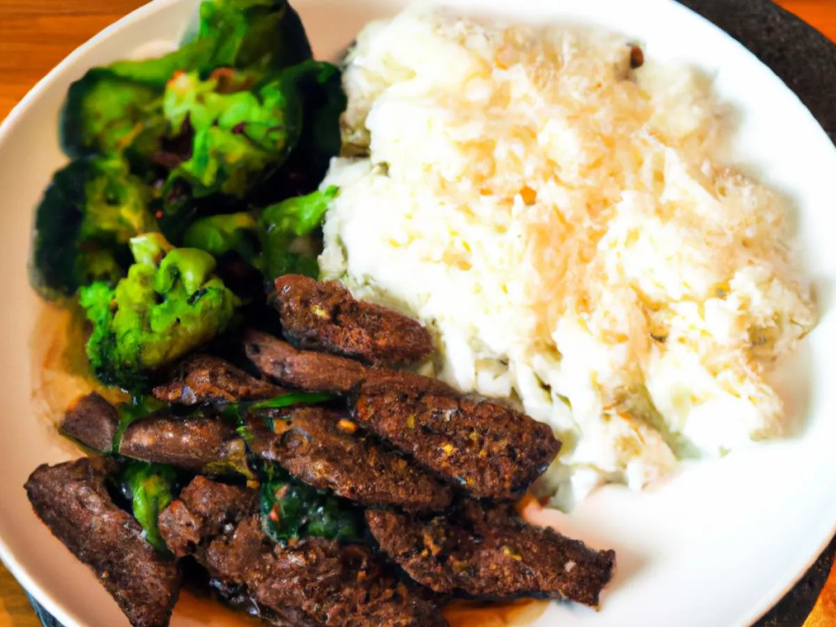 Laotian Beef with Jasmine Rice and Broccoli