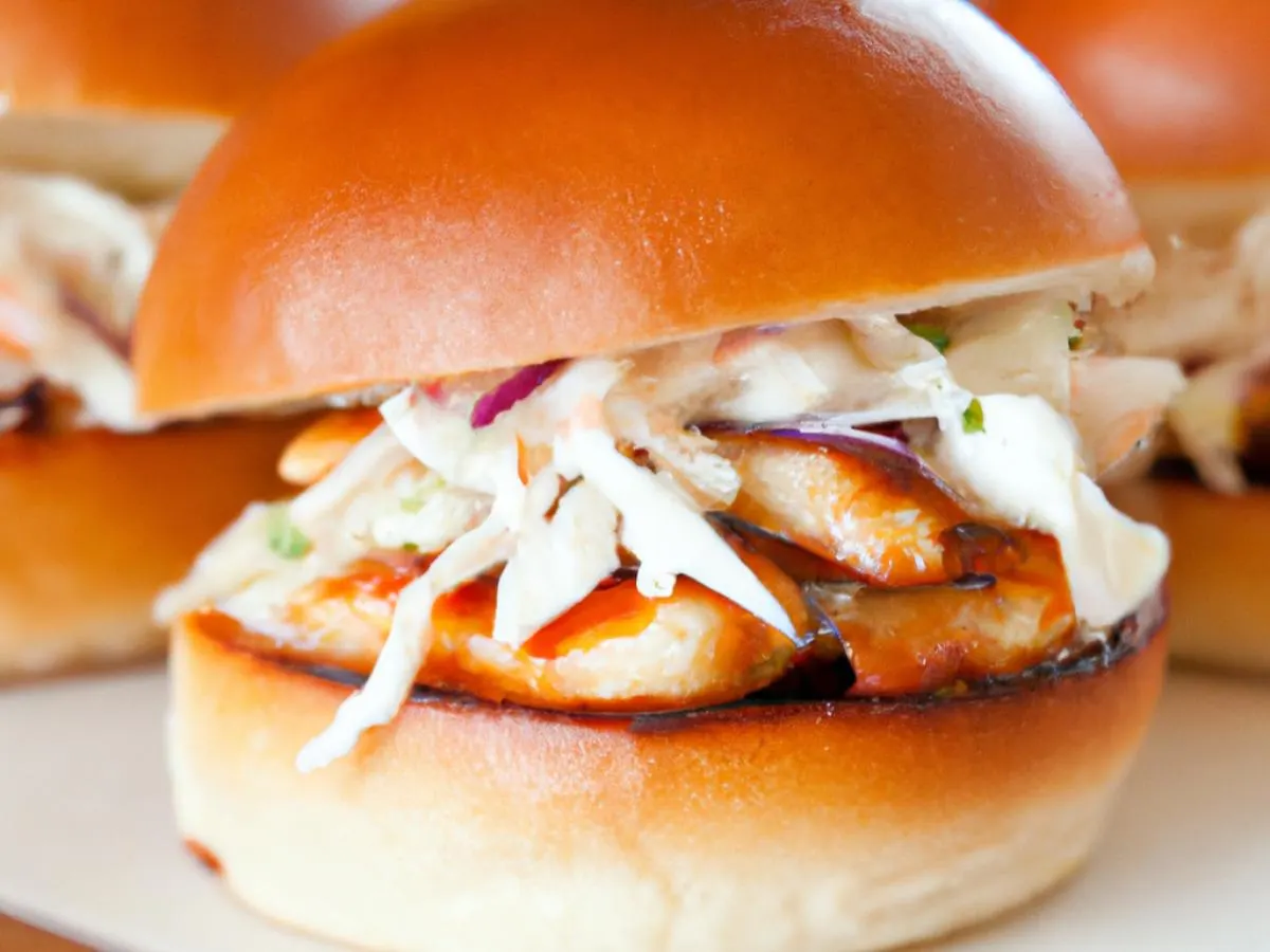 BBQ Chicken Sliders BBQ Chicken Sliders