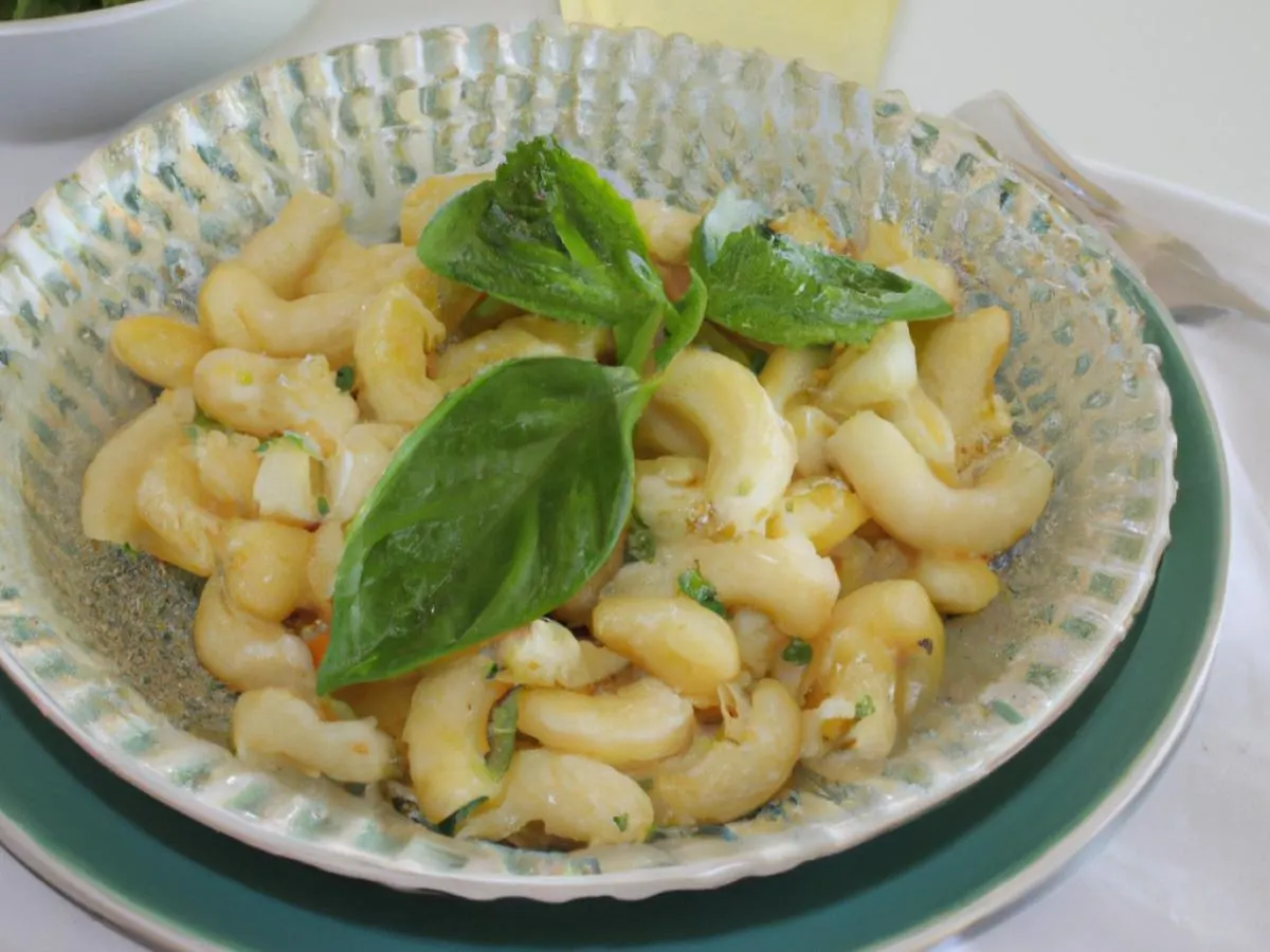 Lemon Basil Macaroni Salad Lemon Basil Macaroni Salad