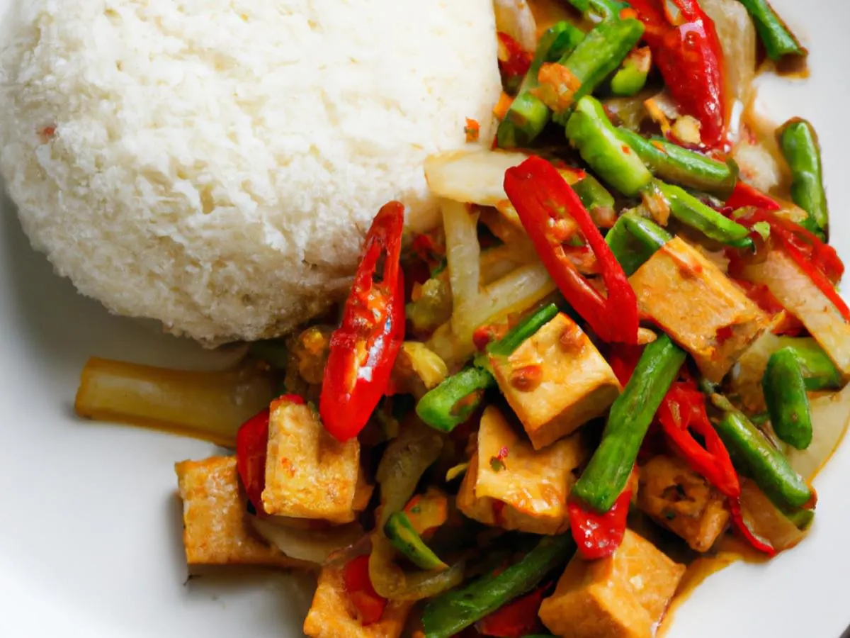 Phad Prik Khing | Tofu Phad Prik Khing | Tofu