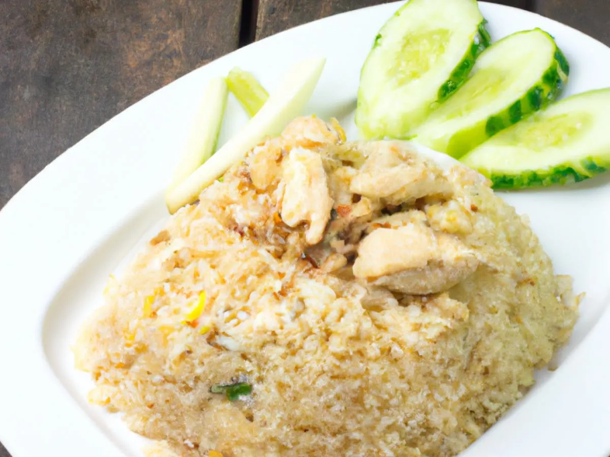 Young Coconut Fried Rice | Chicken Young Coconut Fried Rice | Chicken