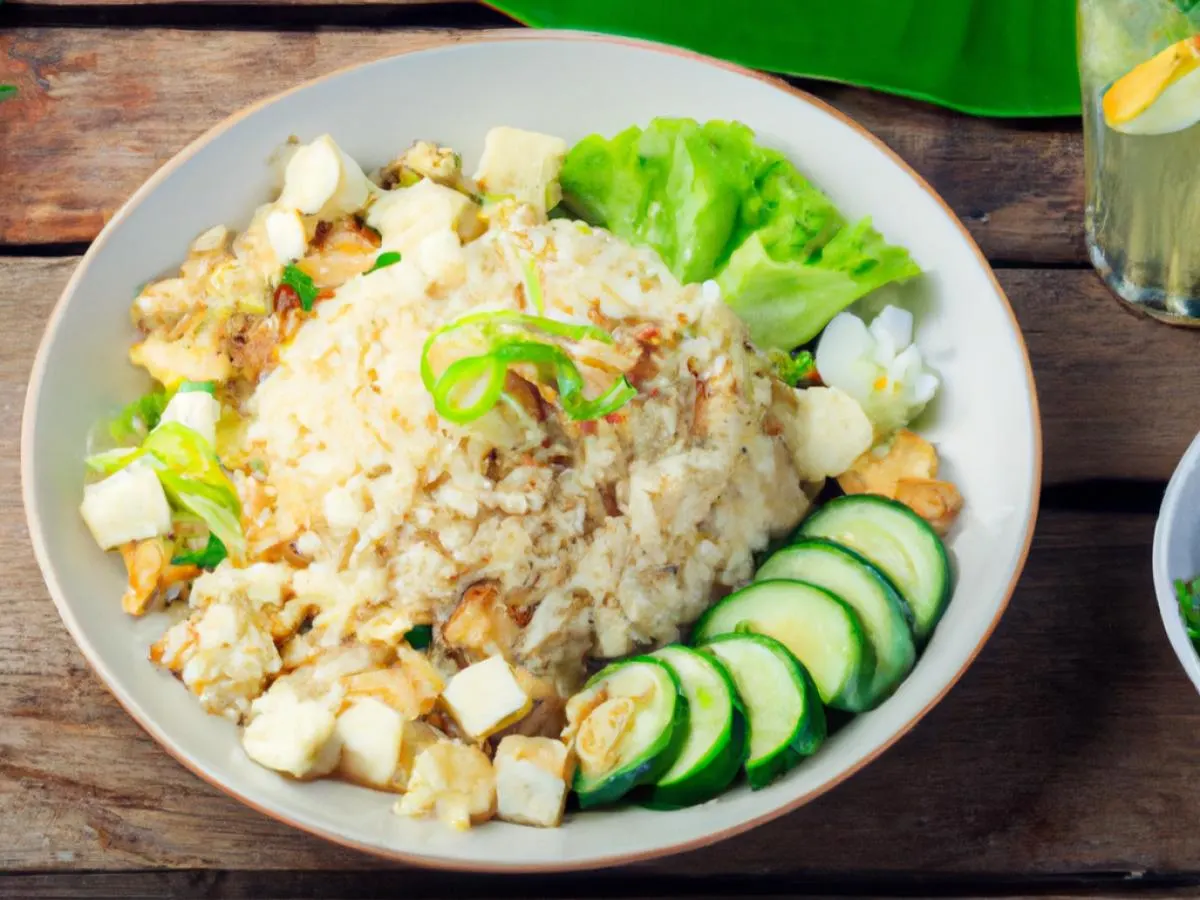 Young Coconut Fried Rice | Organic Tofu Young Coconut Fried Rice | Organic Tofu