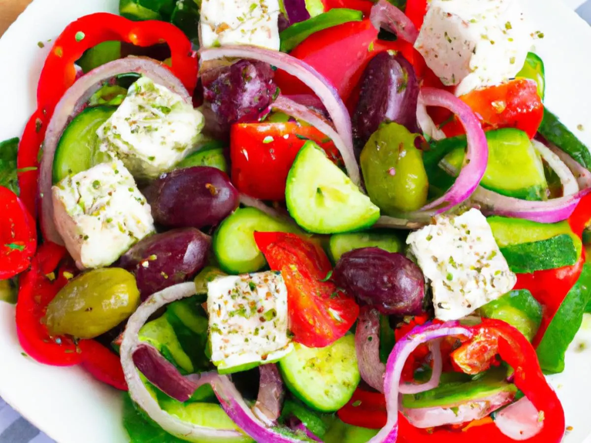 Vegetarian Greek Salad Vegetarian Greek Salad