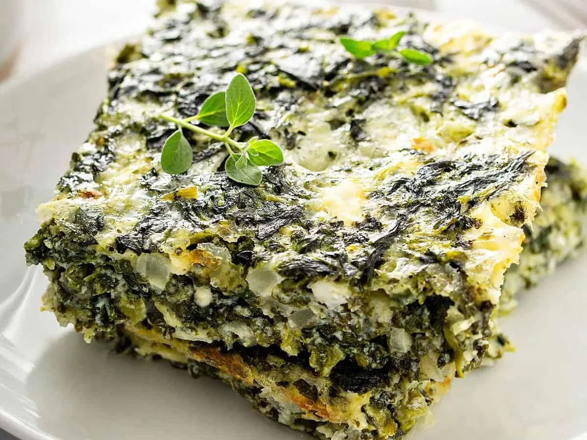 Greek Spinach Casserole Greek Spinach Casserole