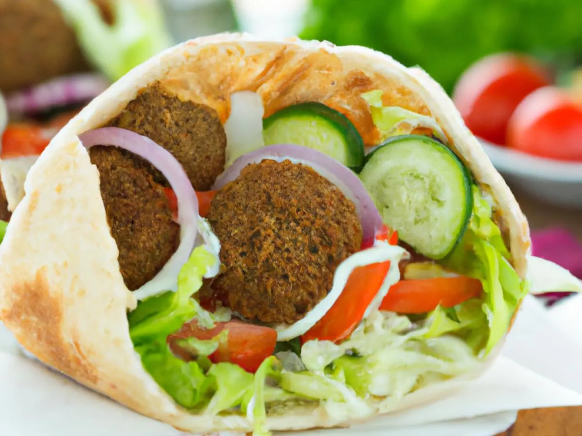 Falafel Gyro Falafel Gyro