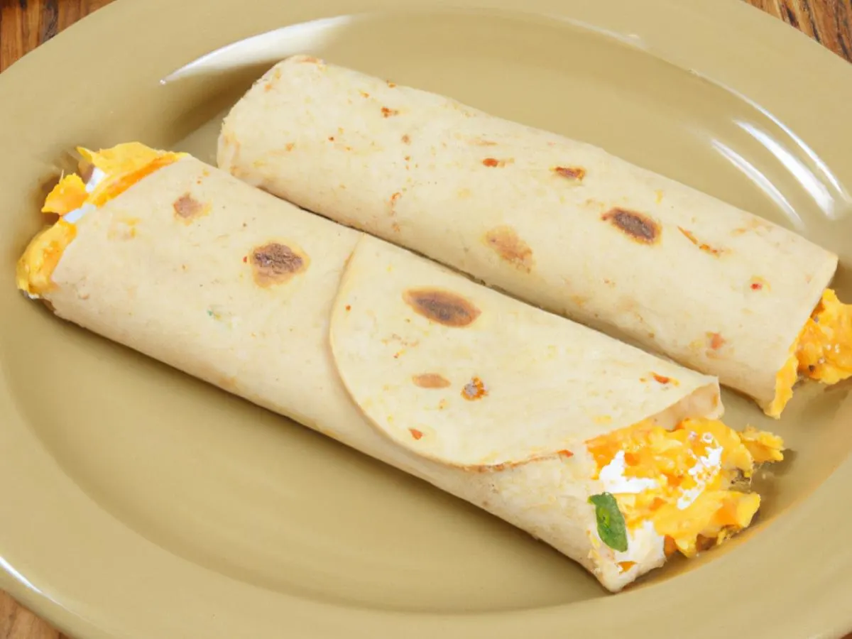 Egg and Cheese Breakfast Wrap Box Egg and Cheese Breakfast Wrap Box