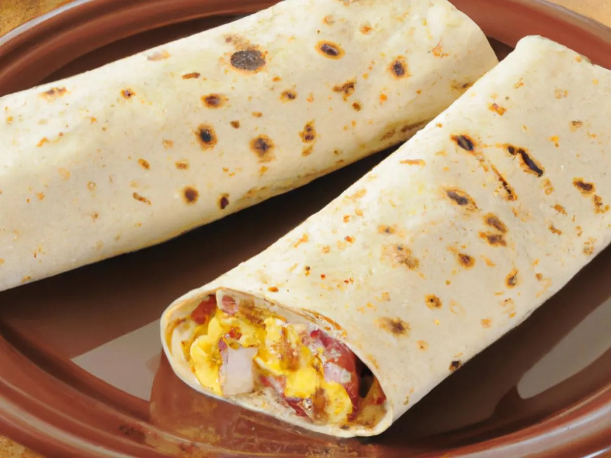 Bacon Breakfast Wrap Box Bacon Breakfast Wrap Box