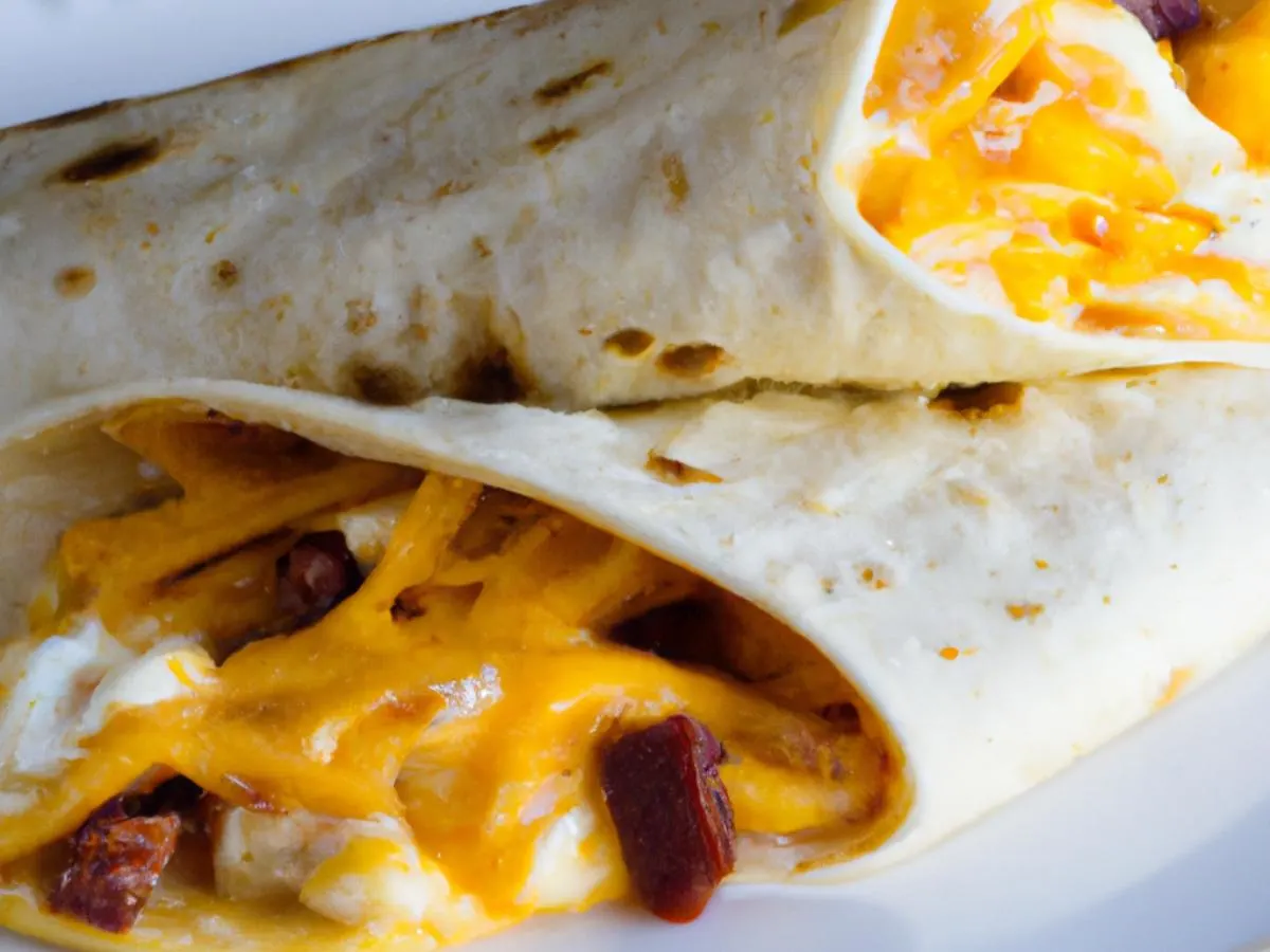 Bacon Breakfast Wrap Bacon Breakfast Wrap