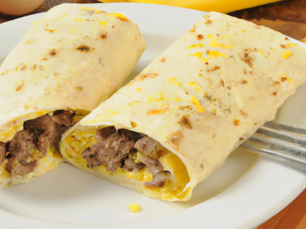 Steak Breakfast Wrap Steak Breakfast Wrap