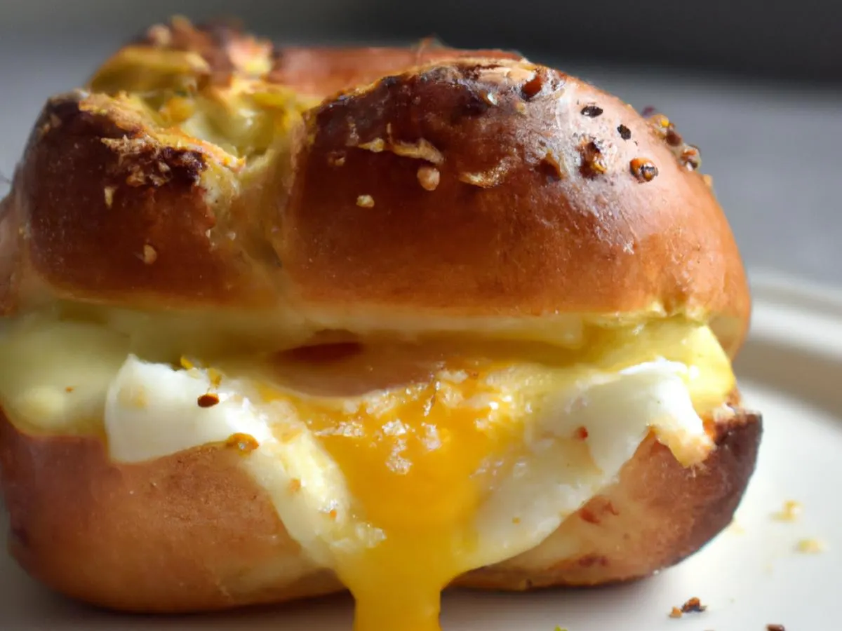Egg and Cheese Breakfast Sandwich Egg and Cheese Breakfast Sandwich