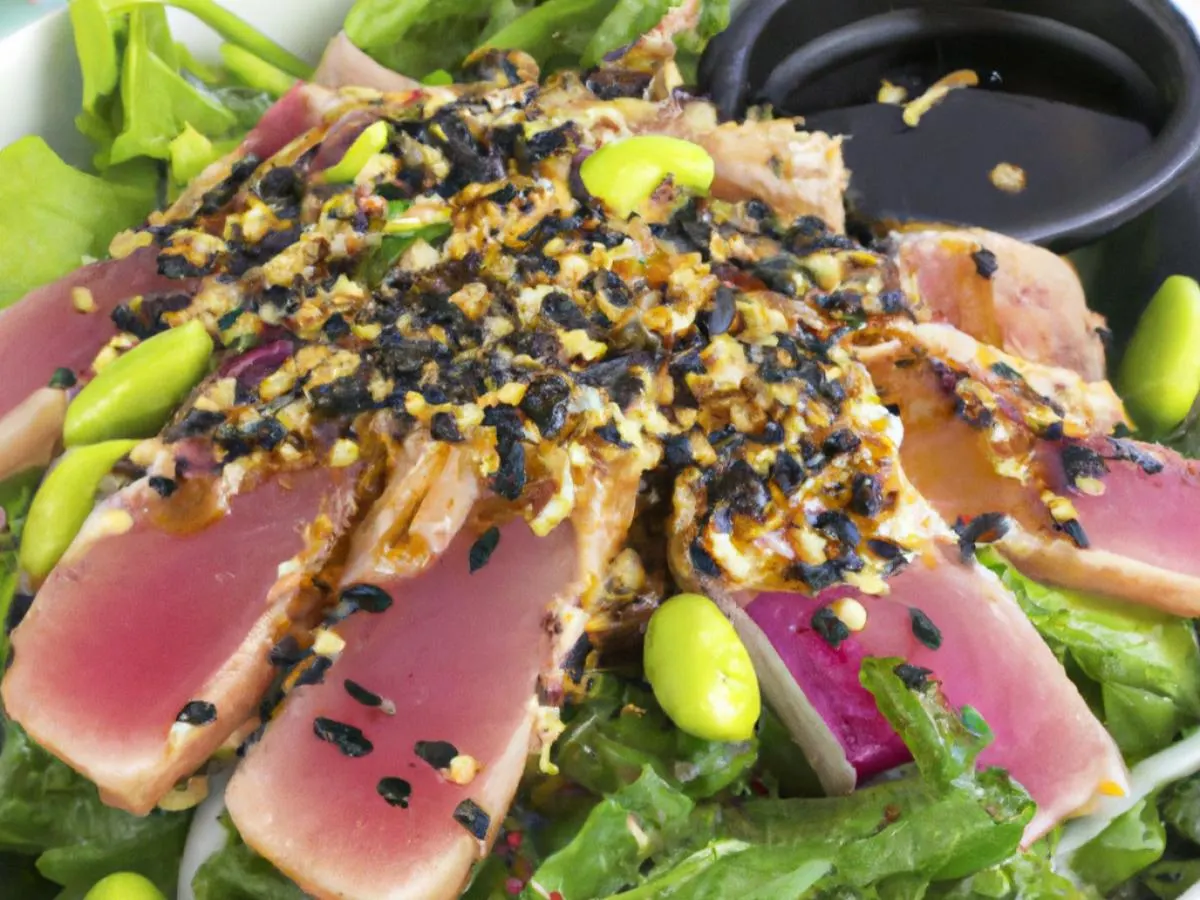 GF Hawaiian Ahi Salad Bowl GF Hawaiian Ahi Salad Bowl