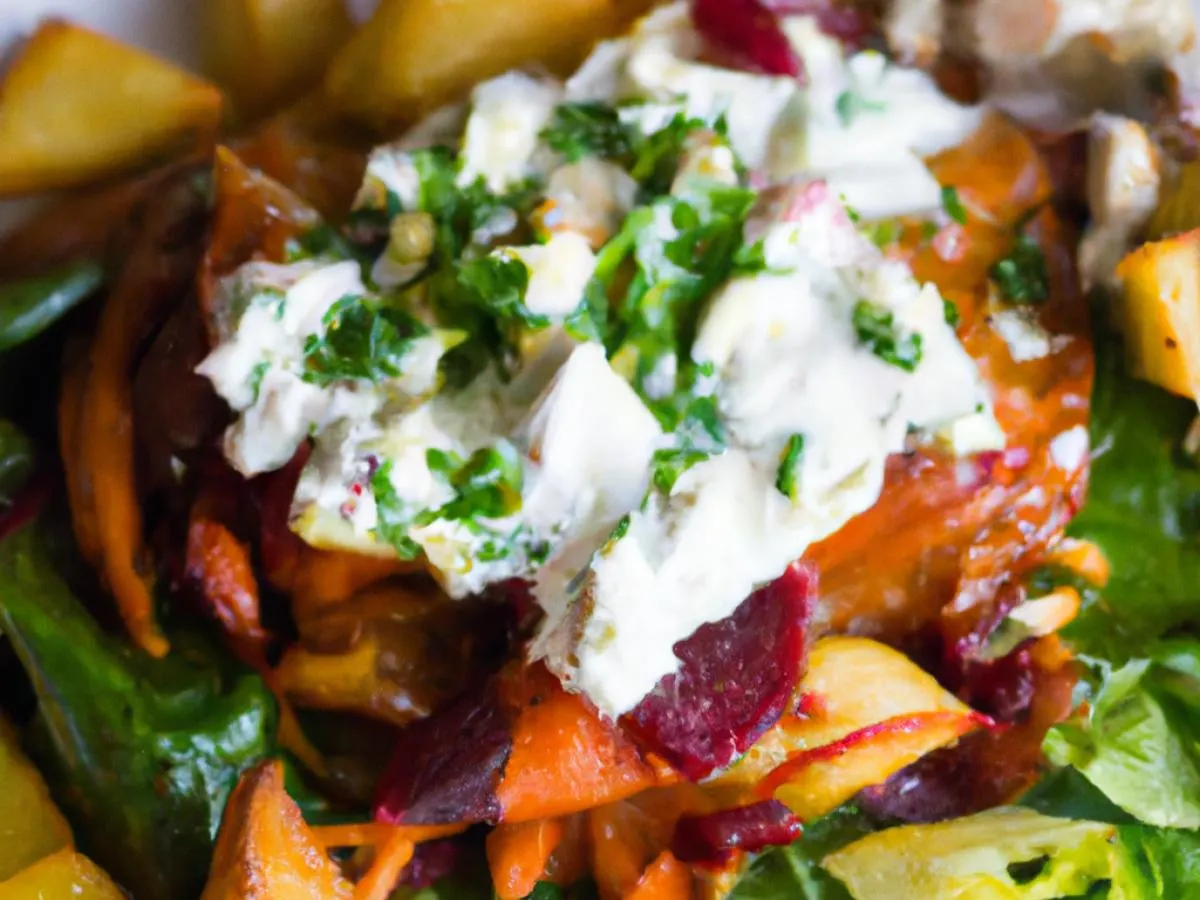 Vegetarian Doner Salad Vegetarian Doner Salad
