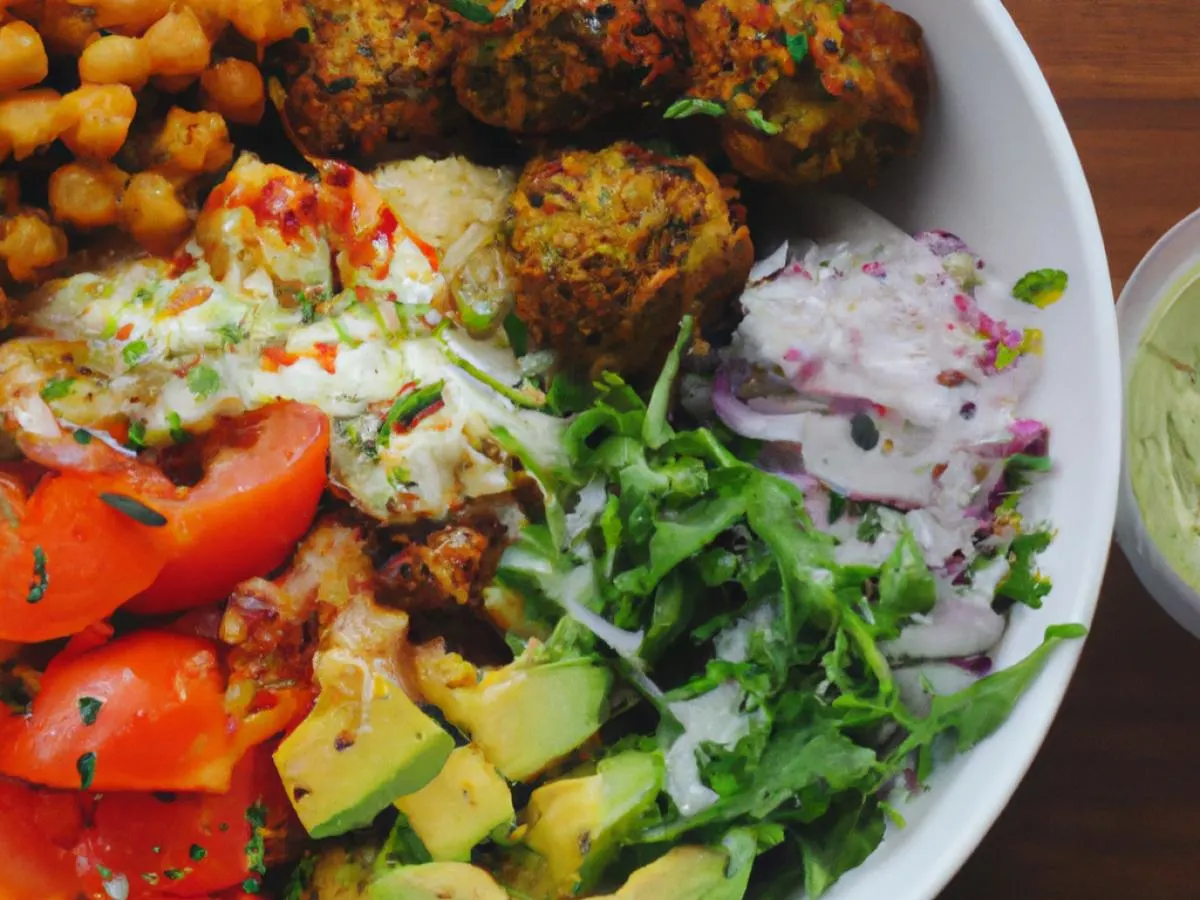 Moroccan Bowl With Falafel Moroccan Bowl With Falafel