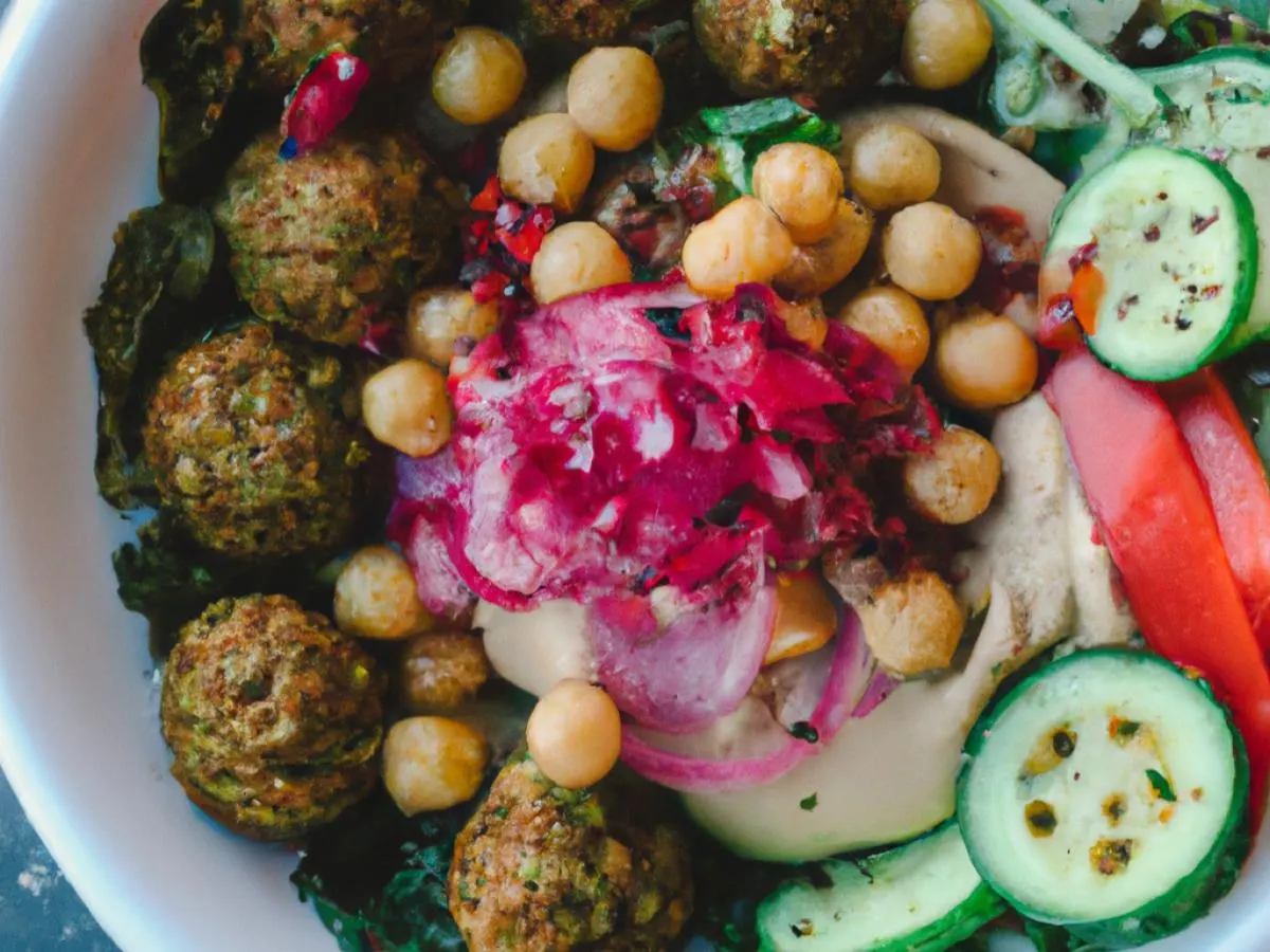 Falafel & Quinoa Bowl With Falafel Falafel & Quinoa Bowl With Falafel