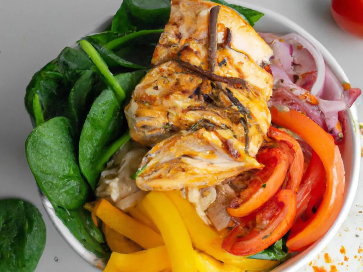 Moroccan Bowl With Grilled Chicken Moroccan Bowl With Grilled Chicken