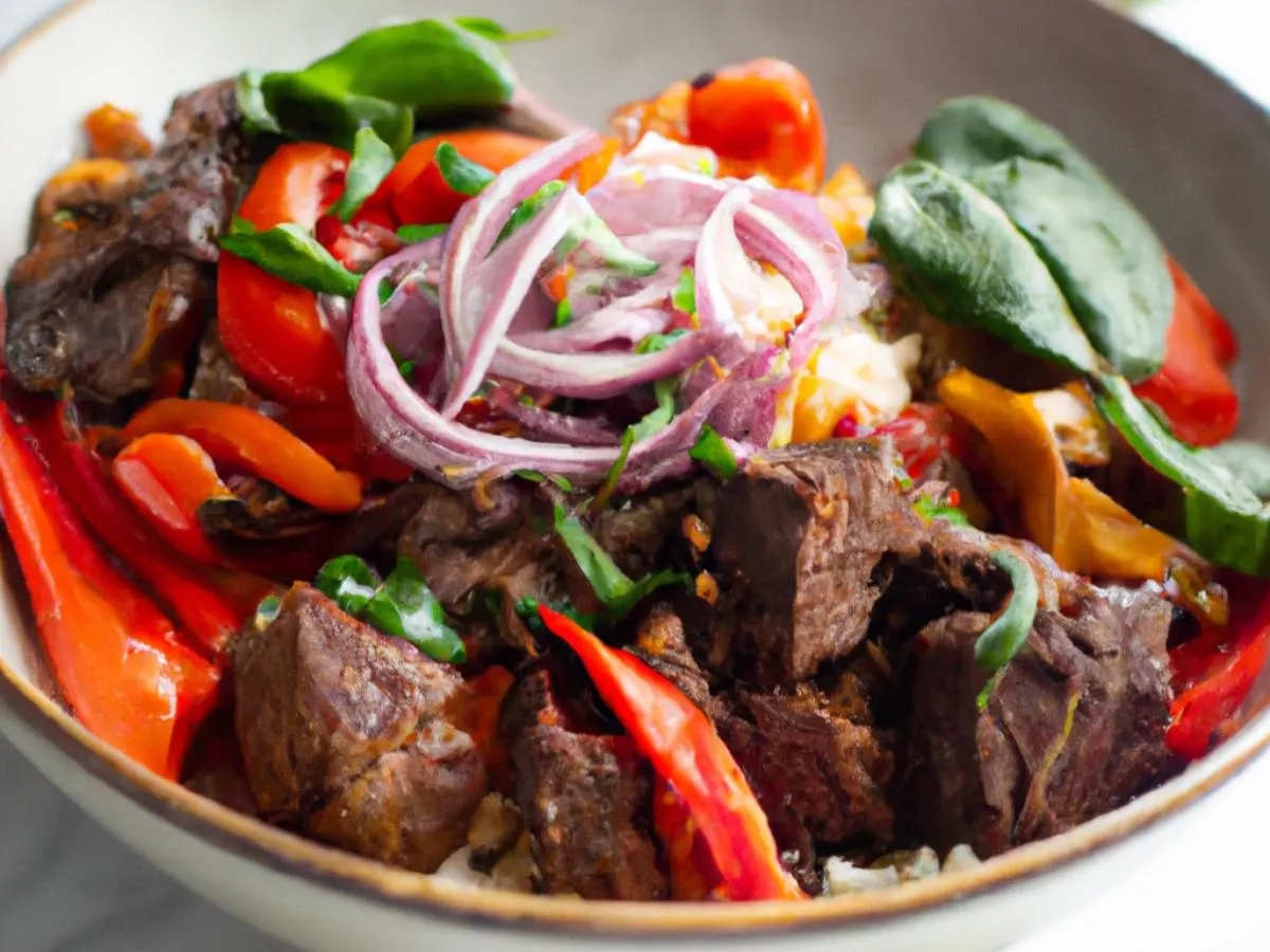 Moroccan Bowl With Braised Beef Moroccan Bowl With Braised Beef