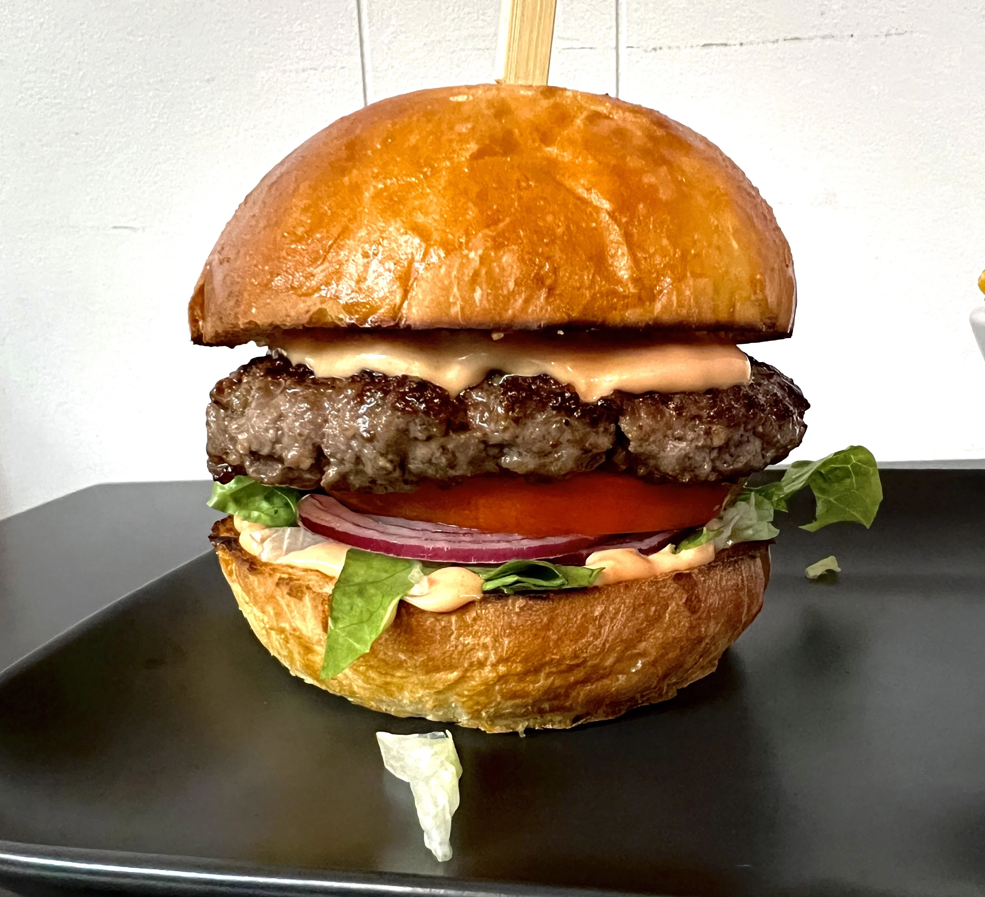 Hamburger with Sweet Potato Fries Hamburger with Sweet Potato Fries