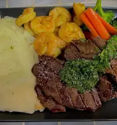 Steak and Shrimp Plate Steak and Shrimp Plate