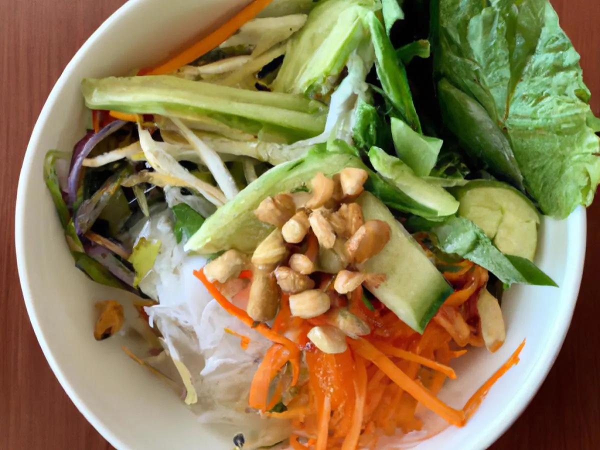 Rice Vermicelli salad Rice Vermicelli salad