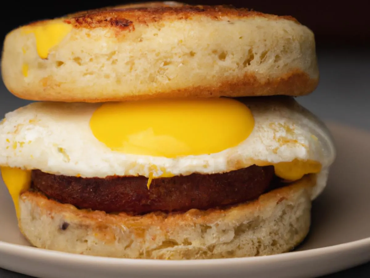 Vegetarian Muffin Sandwich Vegetarian Muffin Sandwich