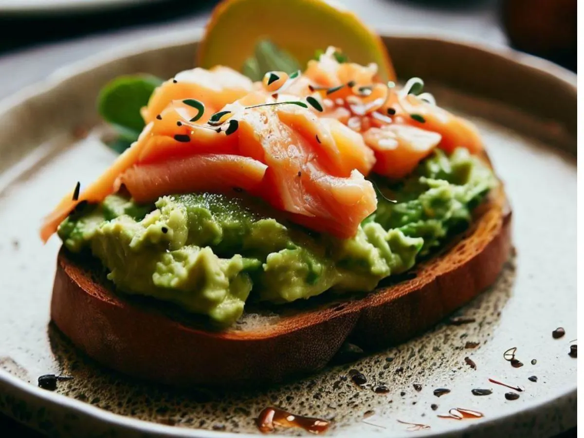 Avocado Toast with Smoked Salmon (Gluten Free) Avocado Toast with Smoked Salmon (Gluten Free)