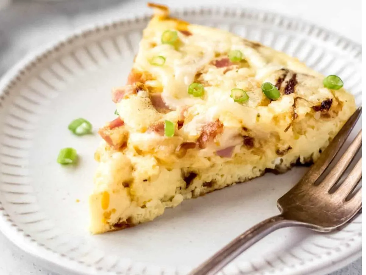 Frittata w/ Turkey "Bacon" Frittata w/ Turkey "Bacon"