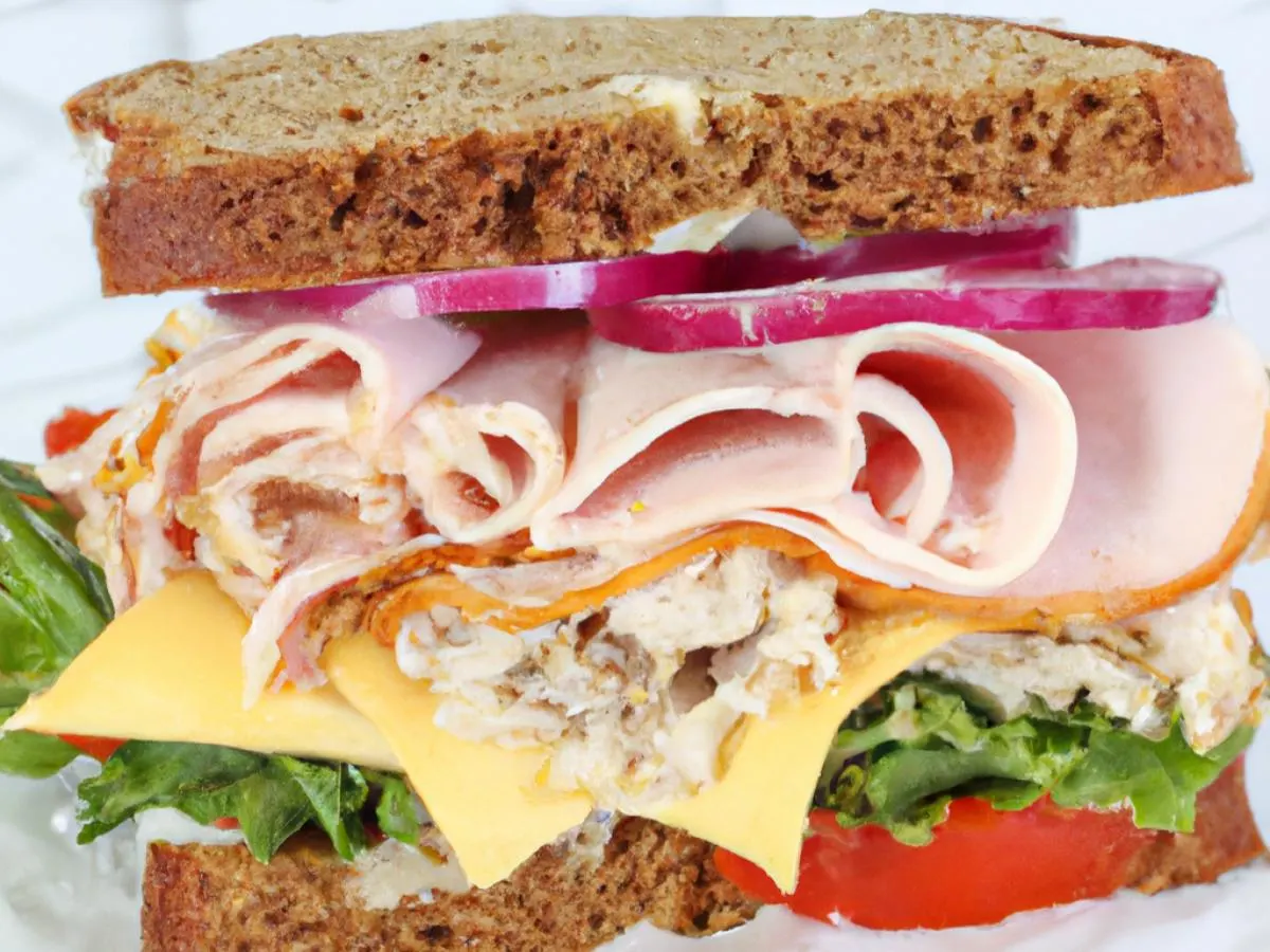 Turkey Sandwich on Gluten Free Bread Boxed Meal with Apple Slaw Turkey Sandwich on Gluten Free Bread Boxed Meal with Apple Slaw