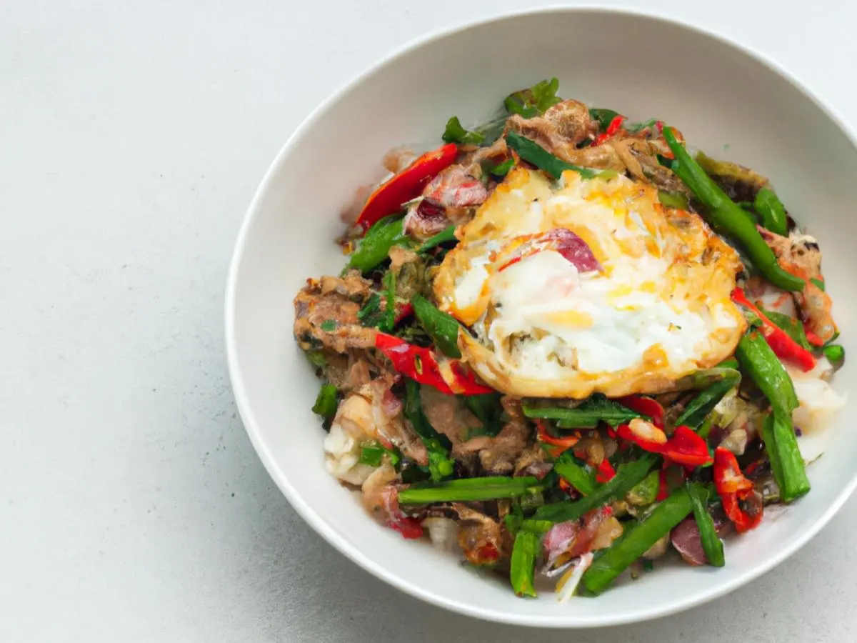 Chicken Basil fried Rice [16 oz]