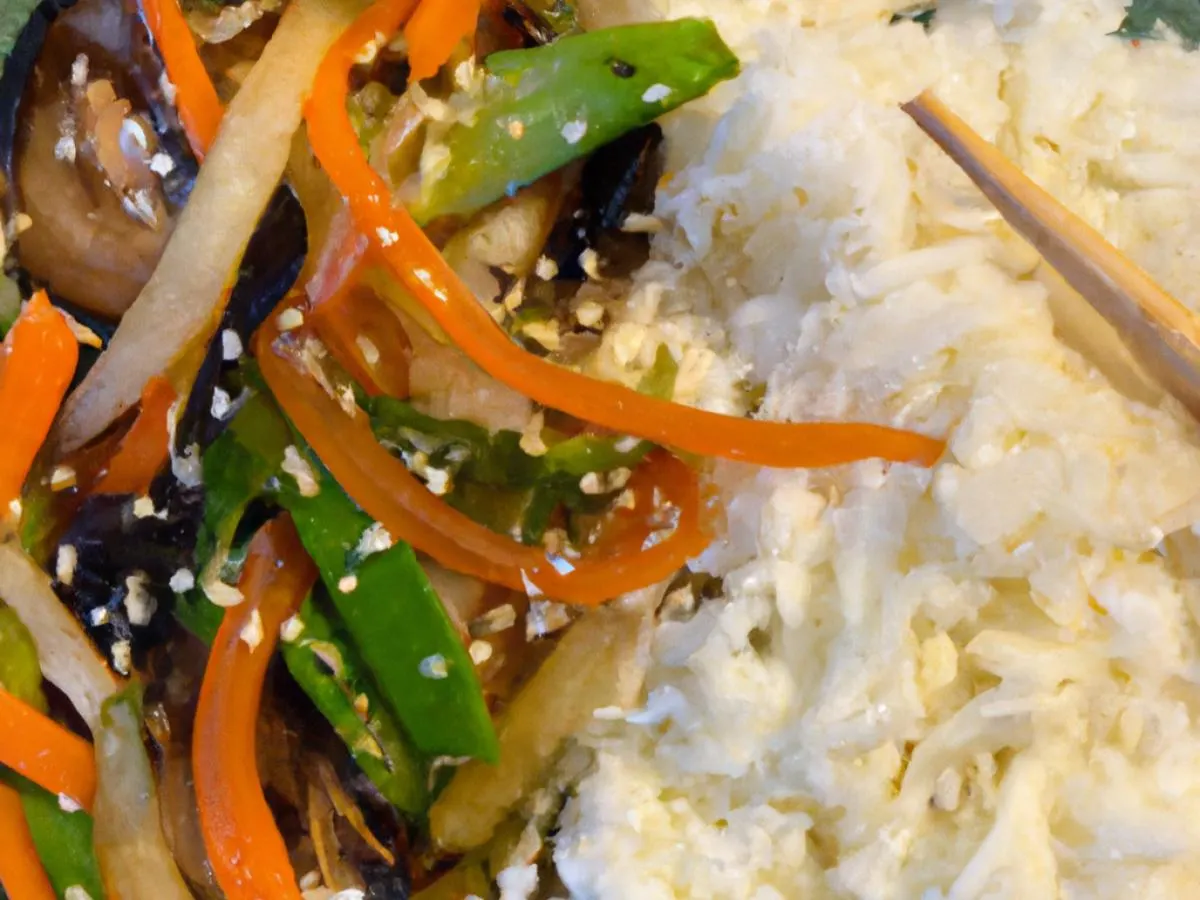 Allergen Free Veggie Japchae Plate Allergen Free Veggie Japchae Plate