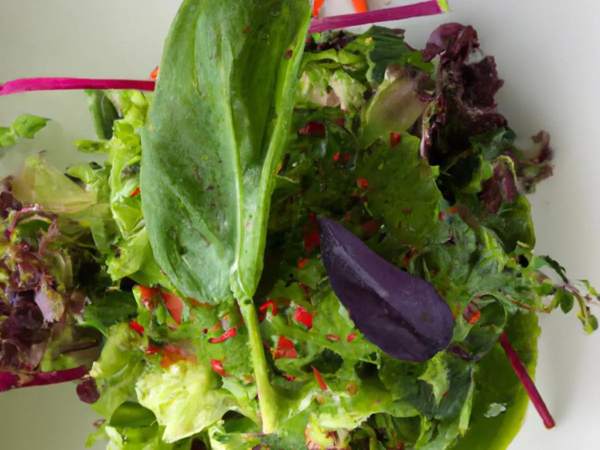 Individual Box House Side Salad with Mint Tamarind Vinaigrette Individual Box House Side Salad with Mint Tamarind Vinaigrette