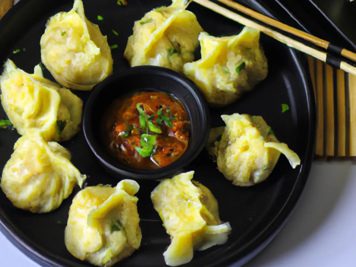 Individual Box Chicken Momo Dumplings with Achaar Sauce (Spicy) Individual Box Chicken Momo Dumplings with Achaar Sauce (Spicy)
