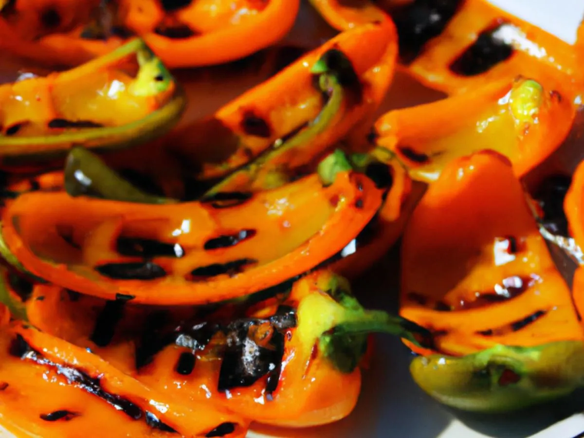 Small Grilled Bell Peppers