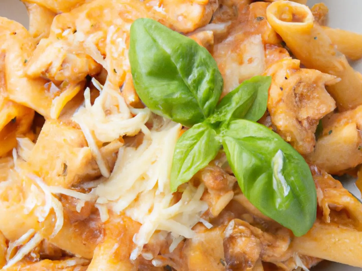 Small Pasta Marinara with Chicken